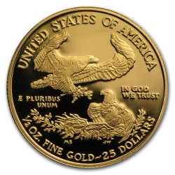 [Solo Santiago] [PROOF] American Gold Eagle (1/2 oz) + Cápsula